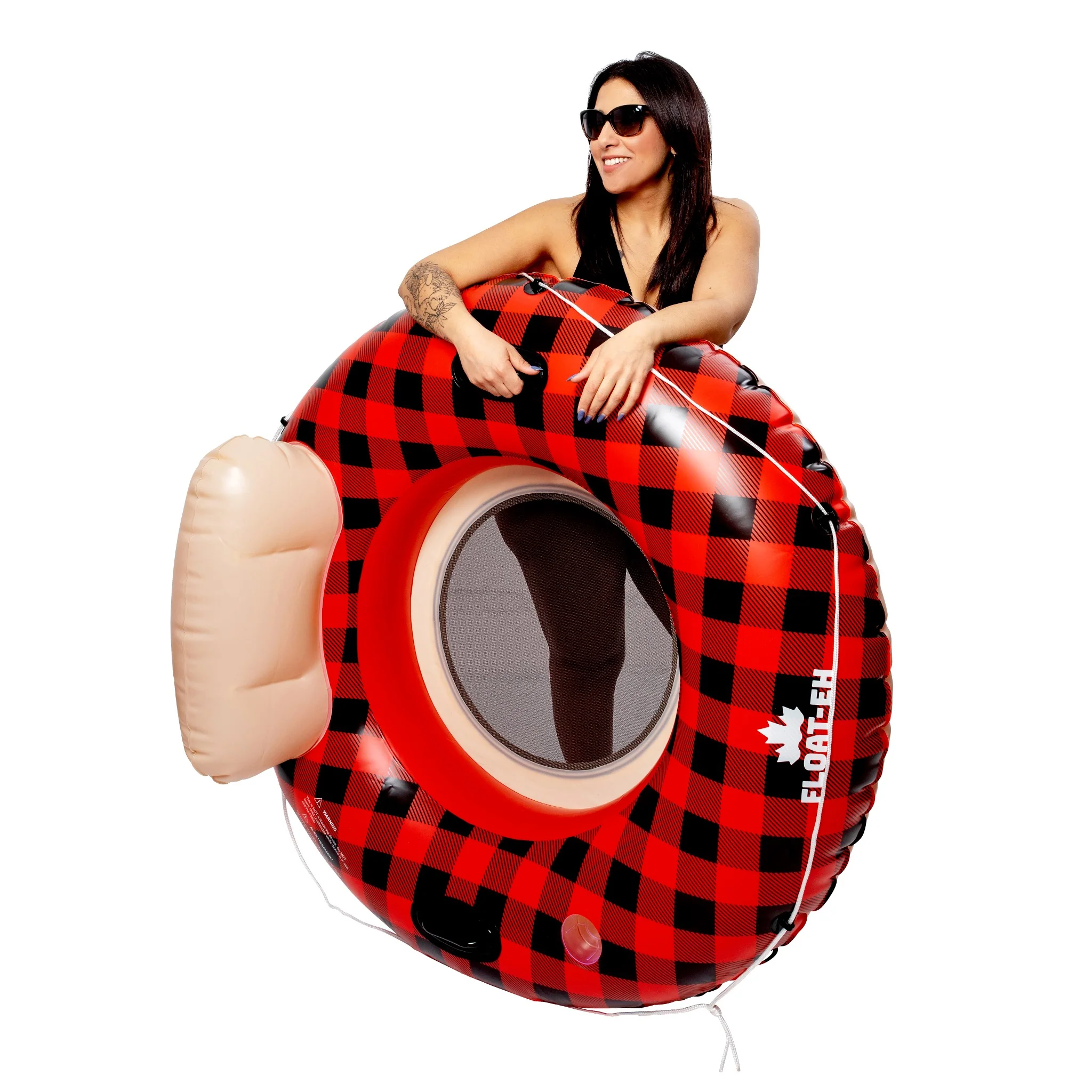 The Plaid River Tube - Adult River Swimming Float - Image 4