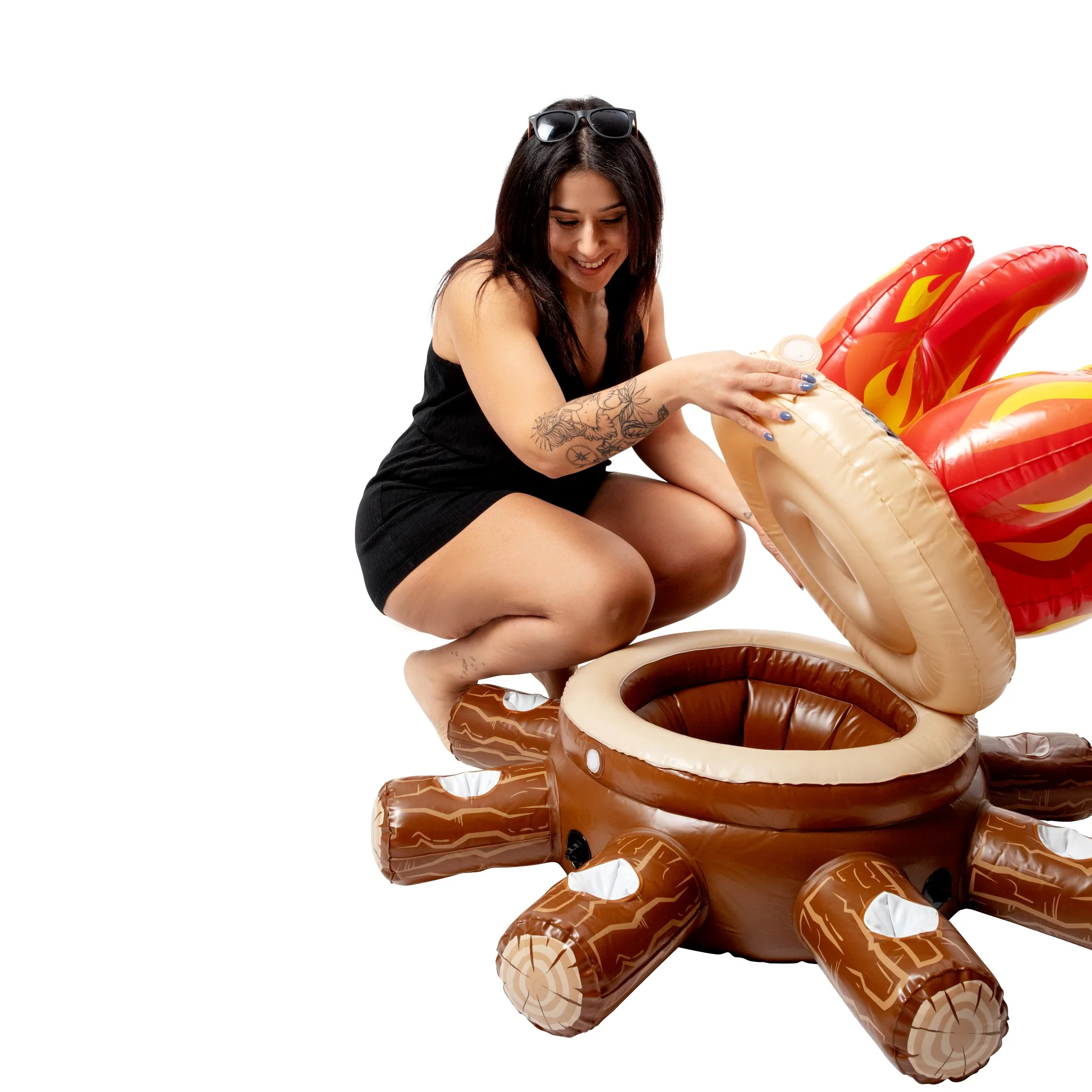 Campfire Cooler - Inflatable Floating Beverage Cooler - Image 4