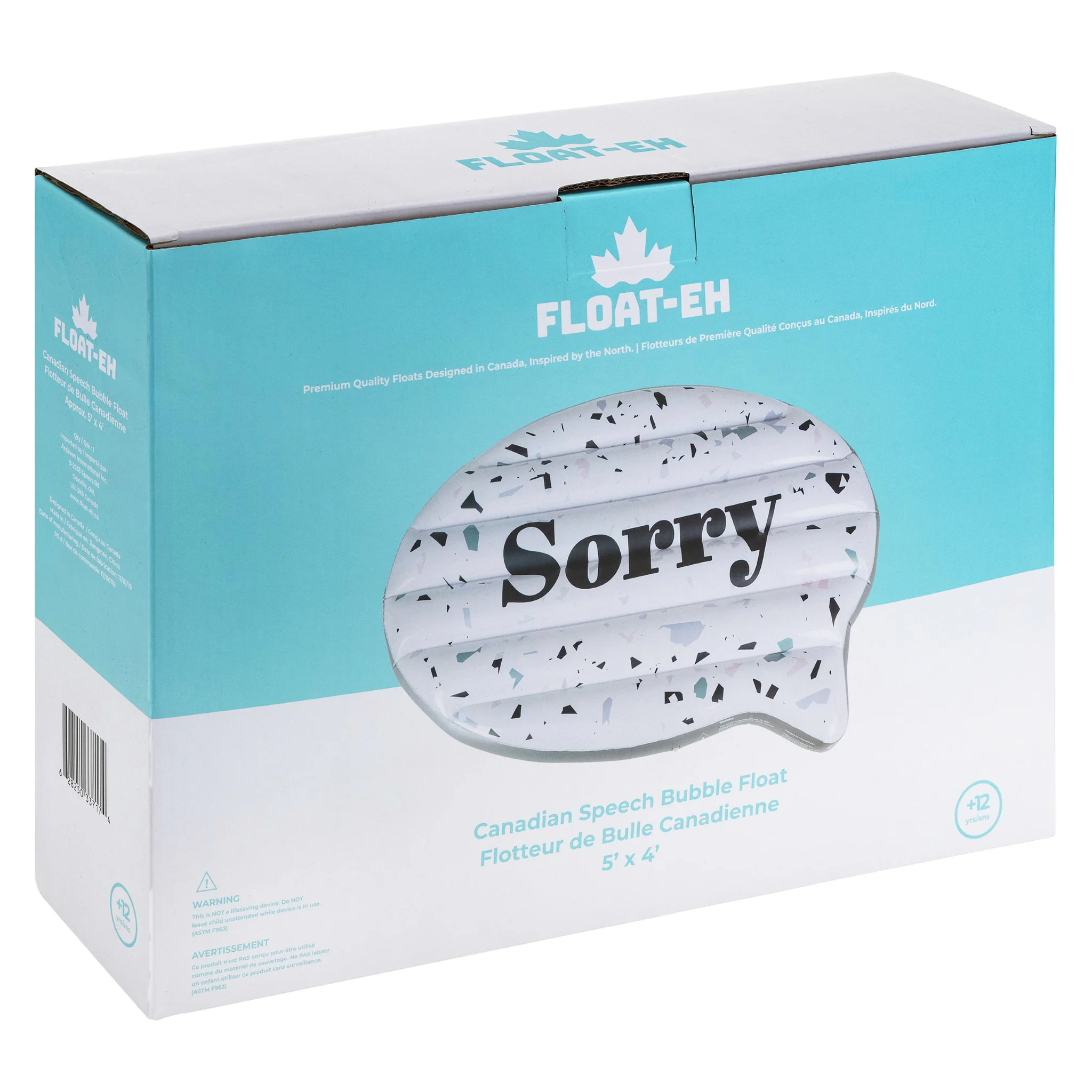 Sorry, Eh? - Fun Speech Bubble Swimming Pool Float - Image 11