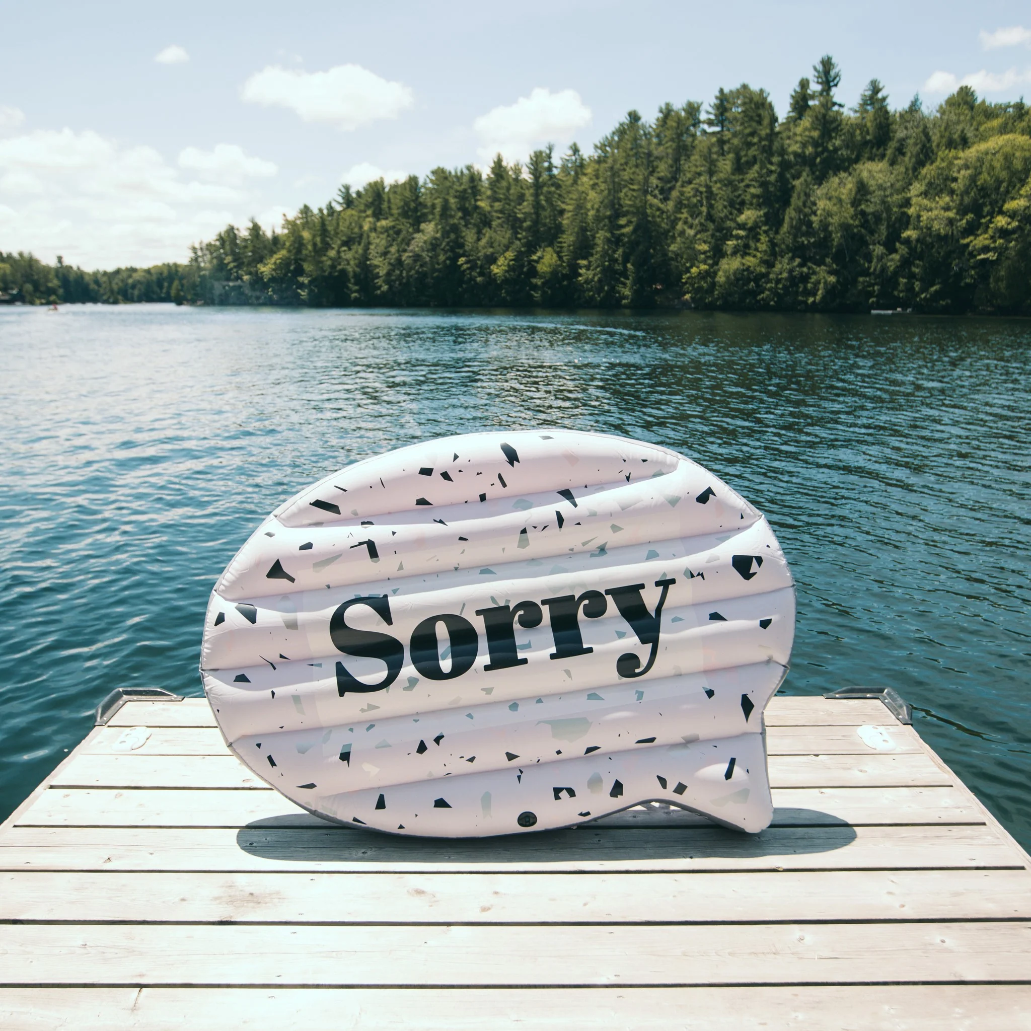 Sorry, Eh? - Fun Speech Bubble Swimming Pool Float - Image 6