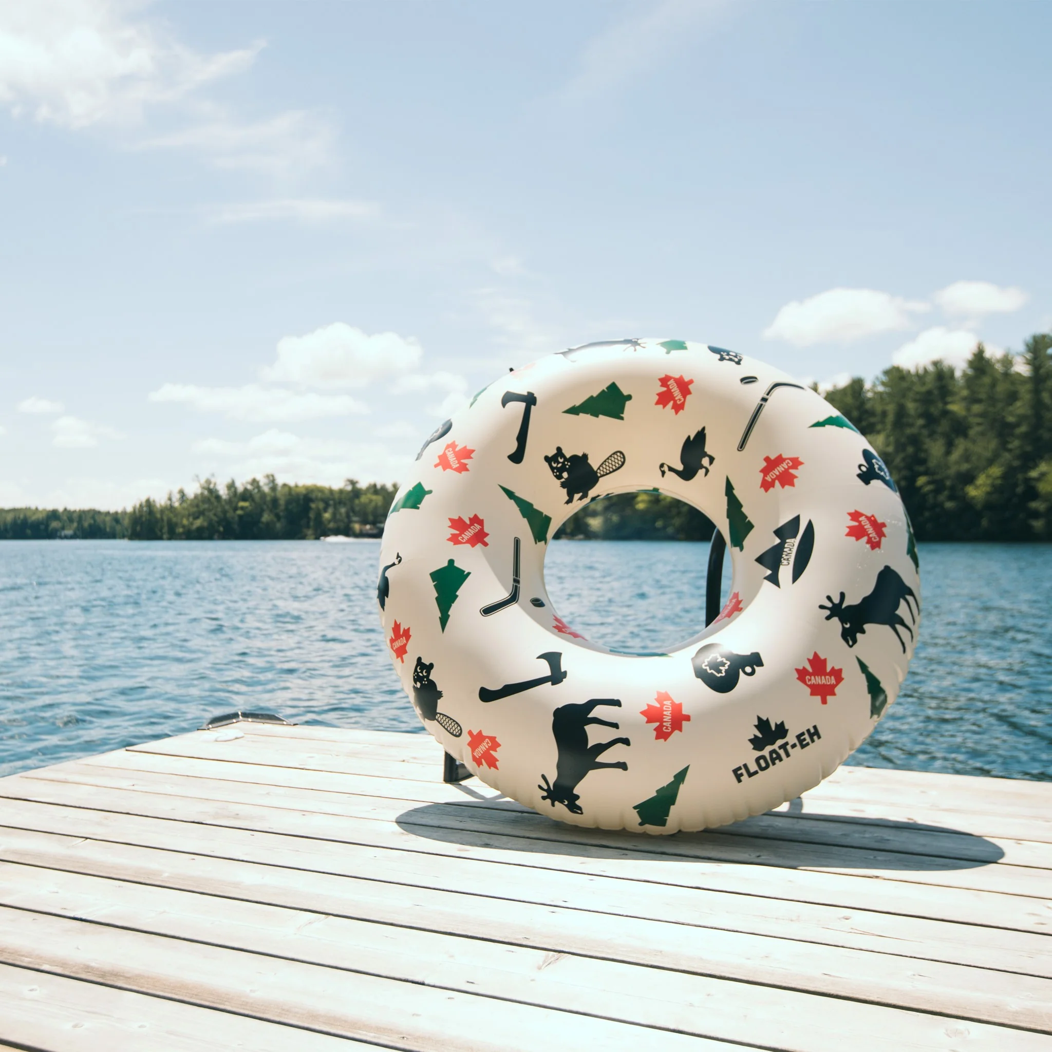 Oh Canada Tube - Canadian Symbols Pool Float - Image 7