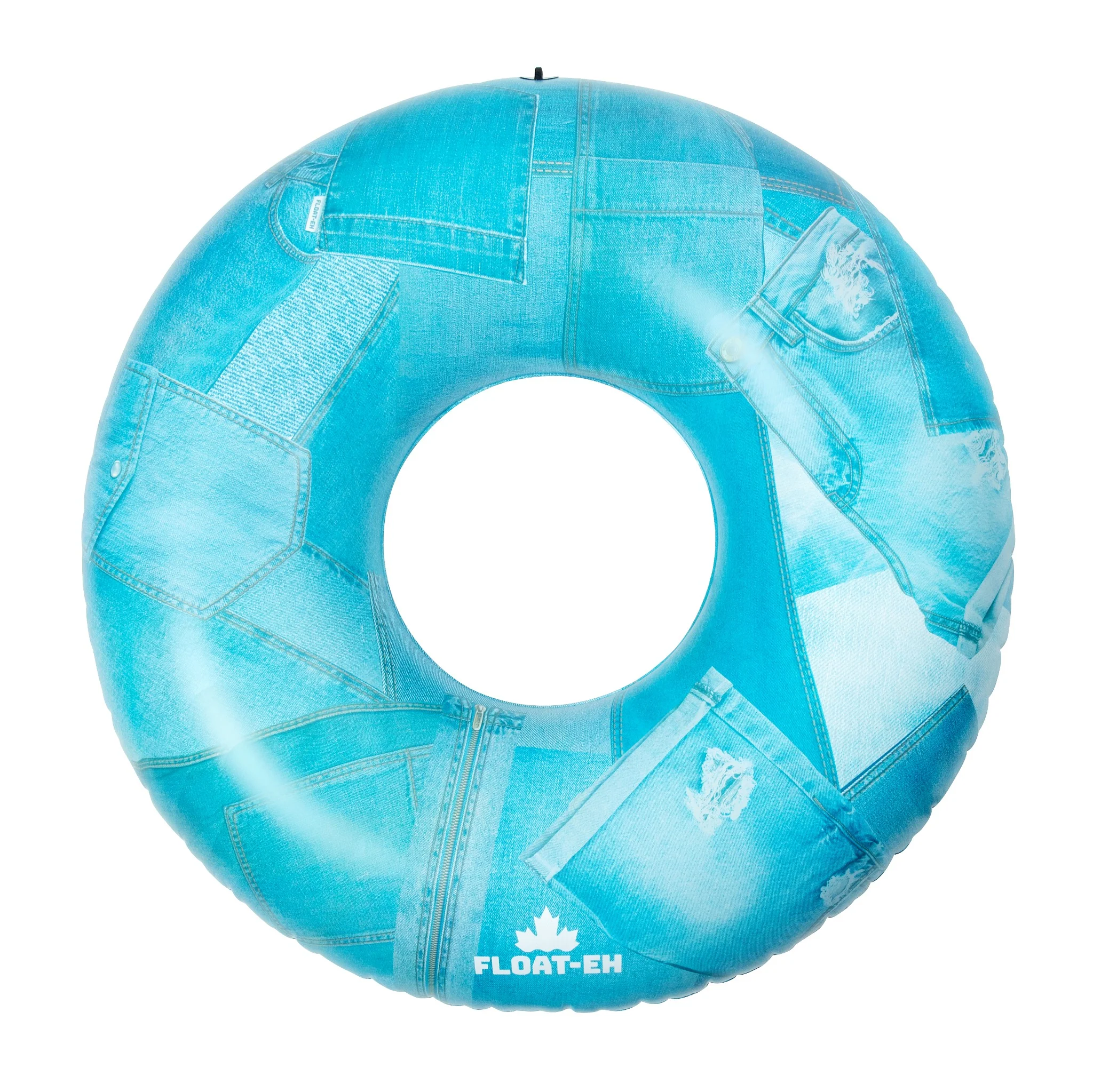 The Canadian Tuxedo Tube - Denim Print Swimming Pool Float