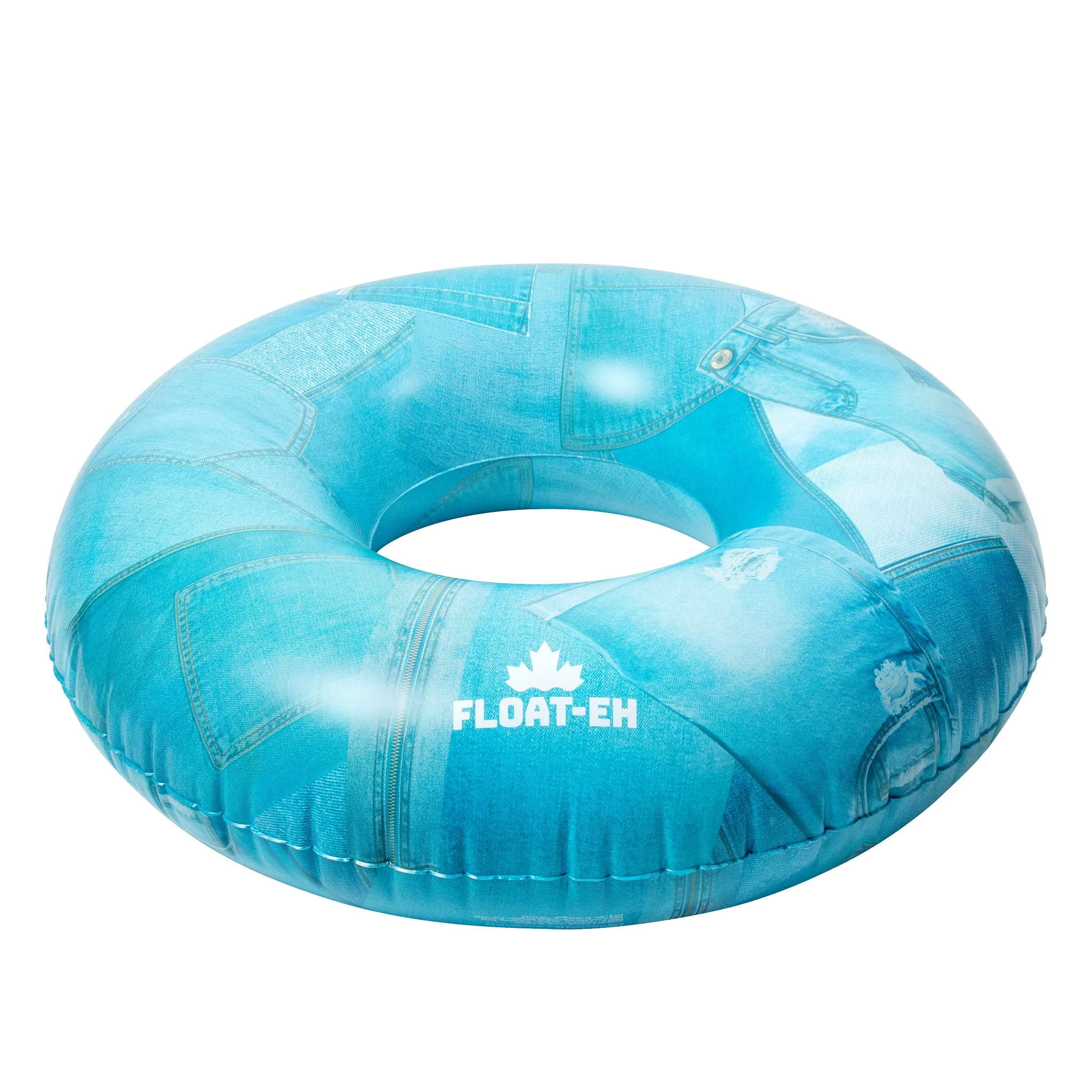 The Canadian Tuxedo Tube - Denim Print Swimming Pool Float - Image 2
